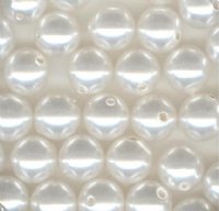 25 6mm White Swarovski Pearls